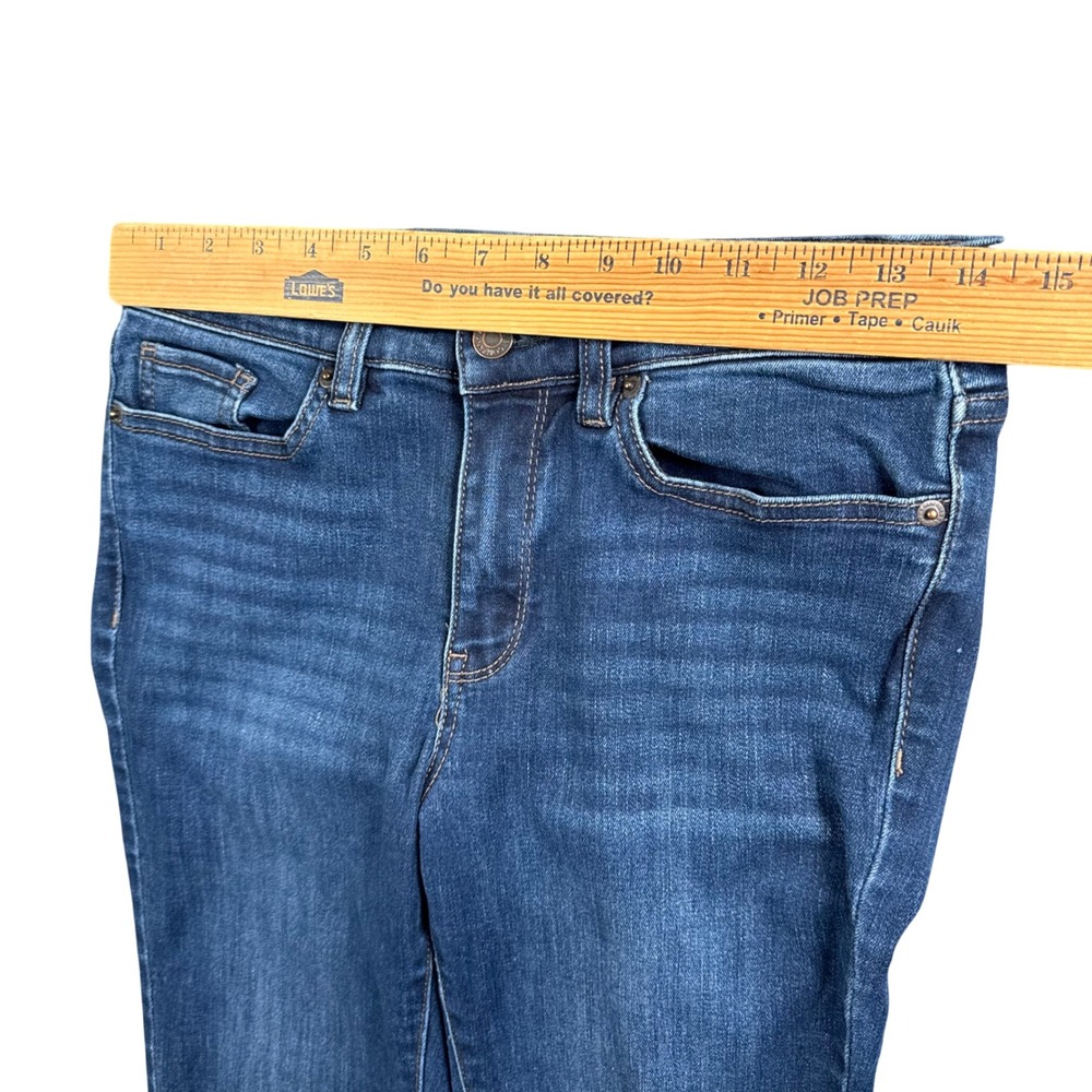 New York & Company Soho Bootcut Jeans Women Y2K 6 Tall (28x24) Dark Wash Stretch - Picture 6 of 10